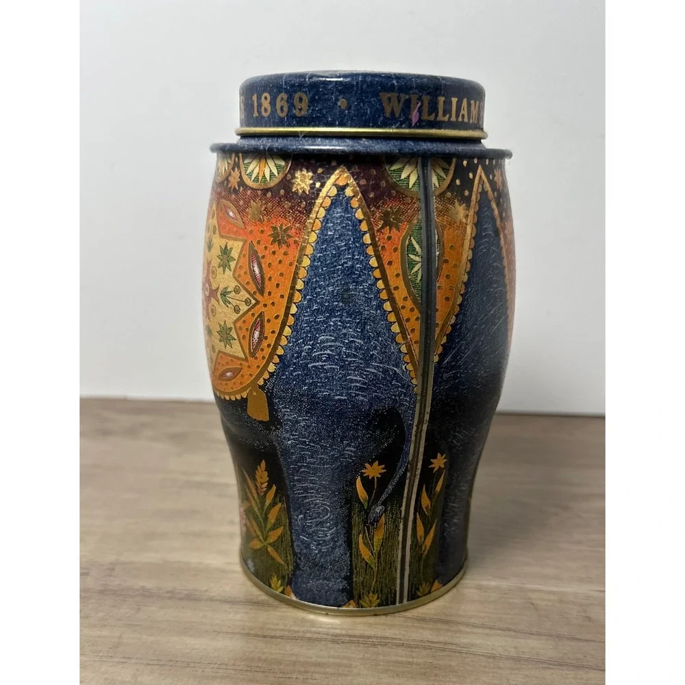 Williamson & Magor‎ England Elephant Collectible Empty Tea Caddy Tin